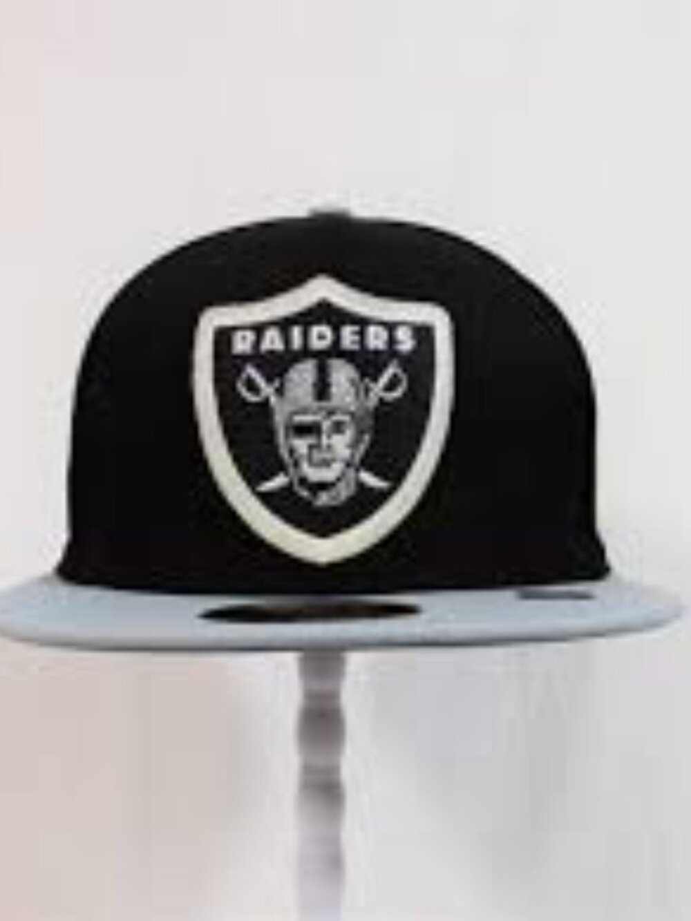 Men's Black, Silver Las Vegas Raiders Super Bowl XVIII Letterman 59FIFTY Fitted